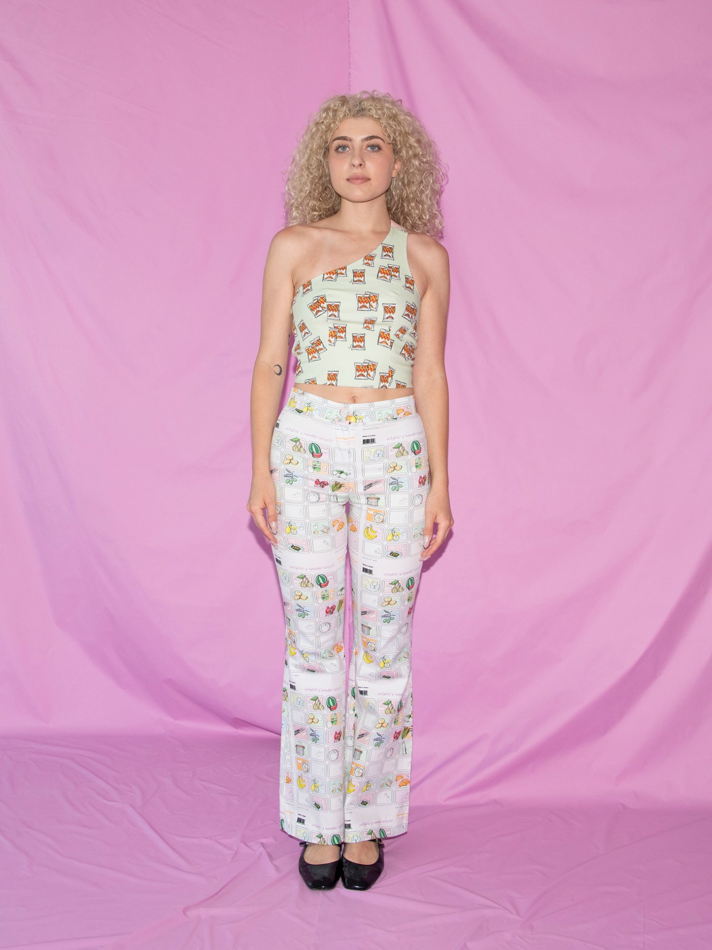 Alphabet Flare Pants