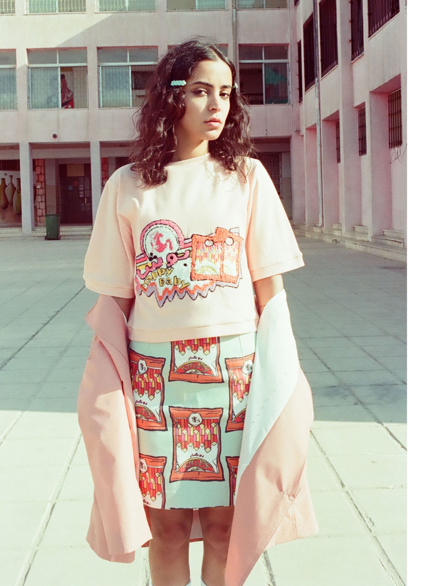 Crew Neck Crop Top