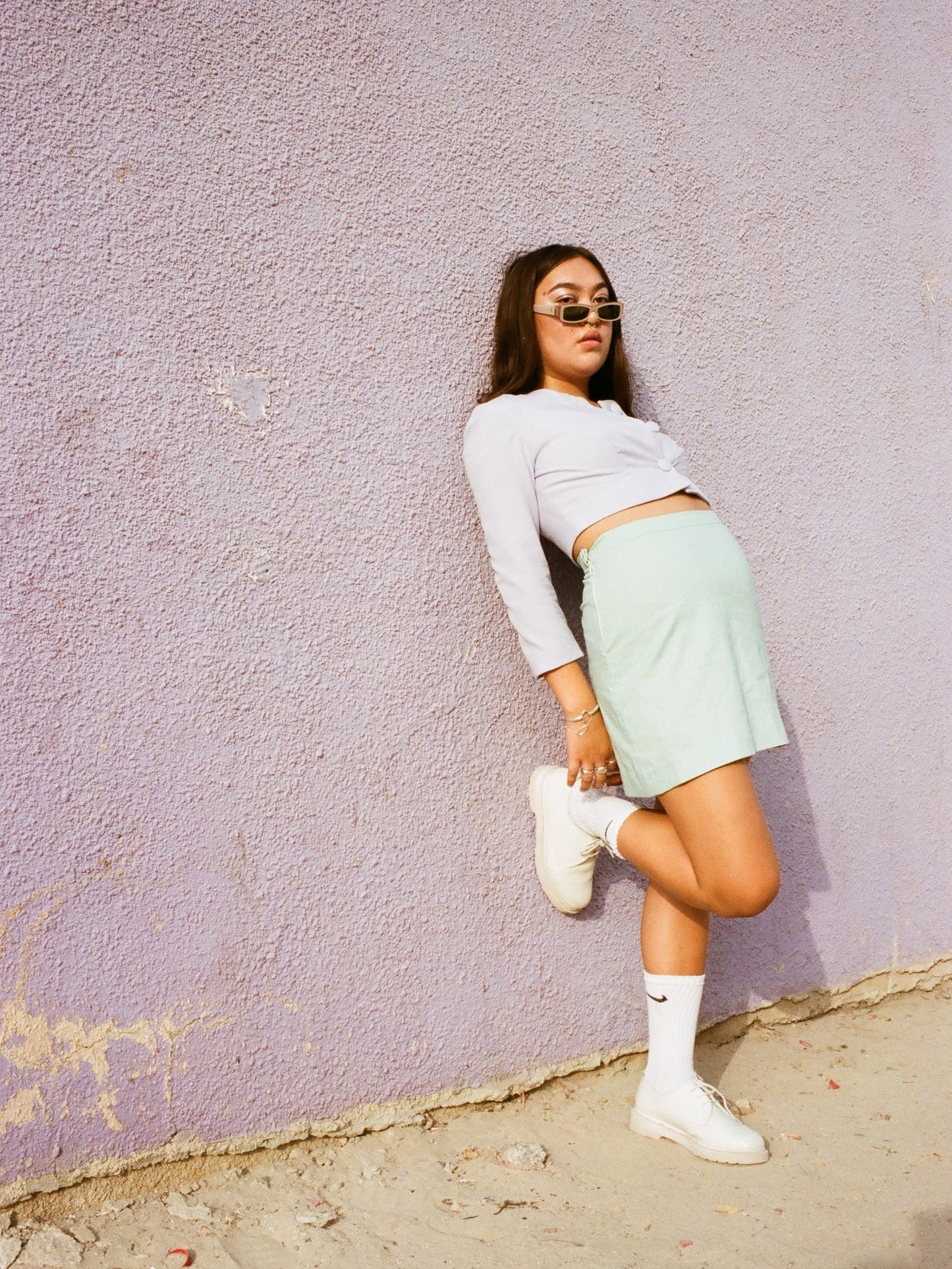 Basic Cropped Jacket - Pistachio