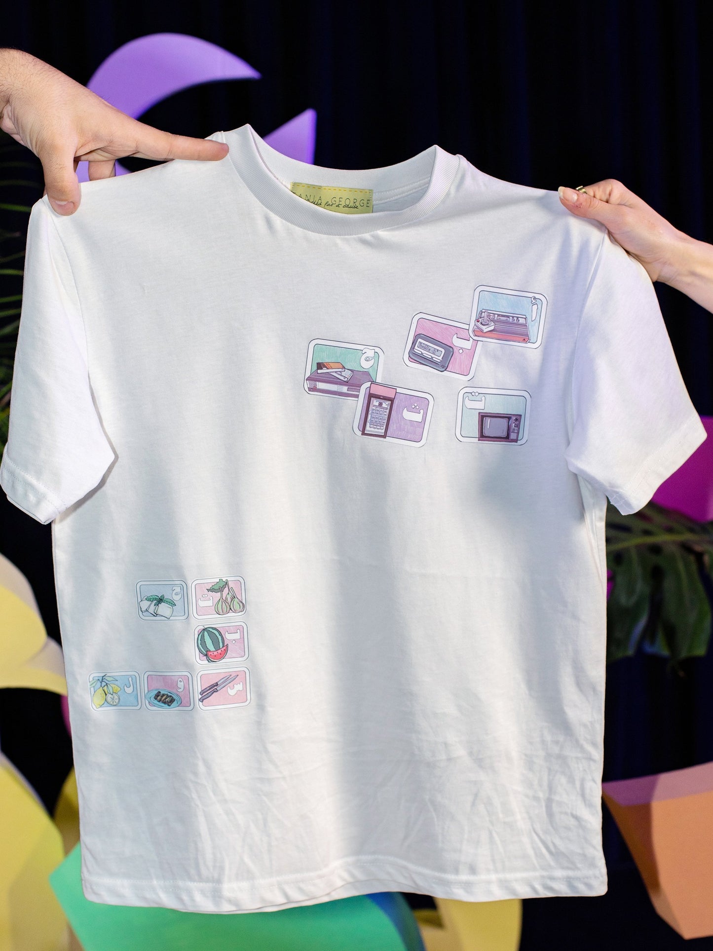 Printed Sticker Tee