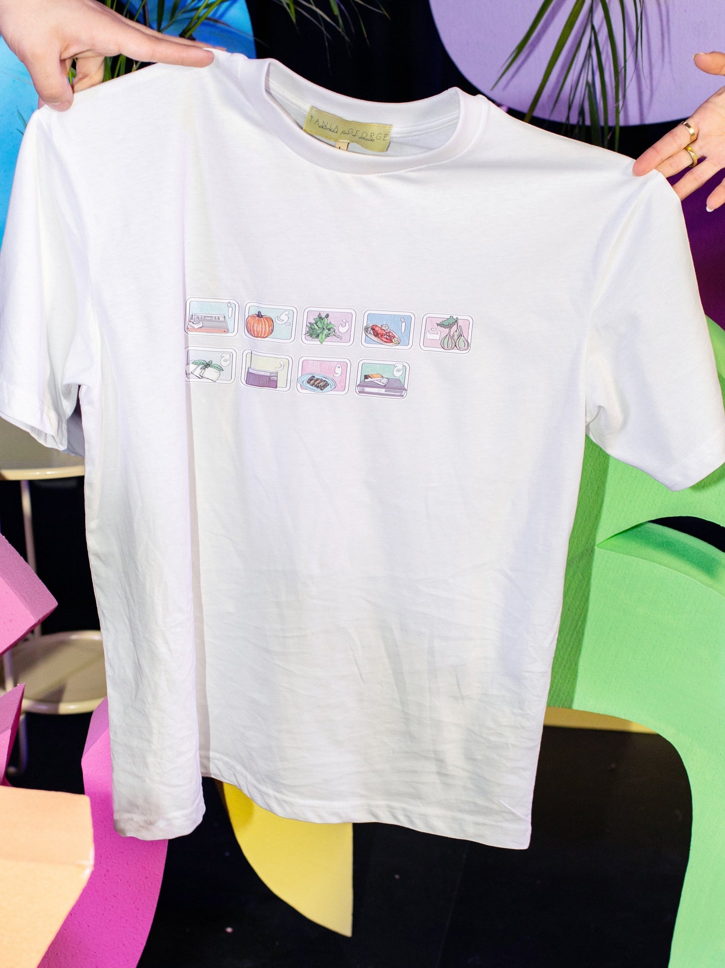 Alphabet Sticker Tee