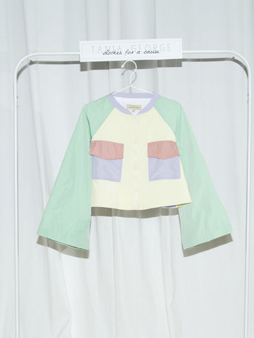 Summer Multi-colored Bomber Jacket