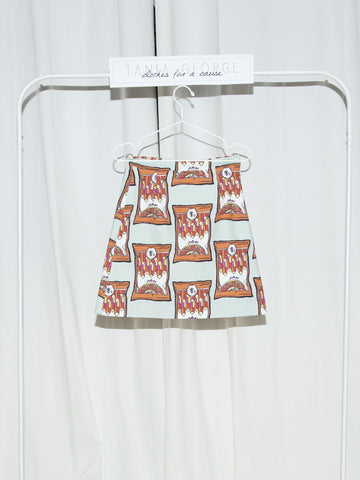 Basic Printed Skirt - Bushar