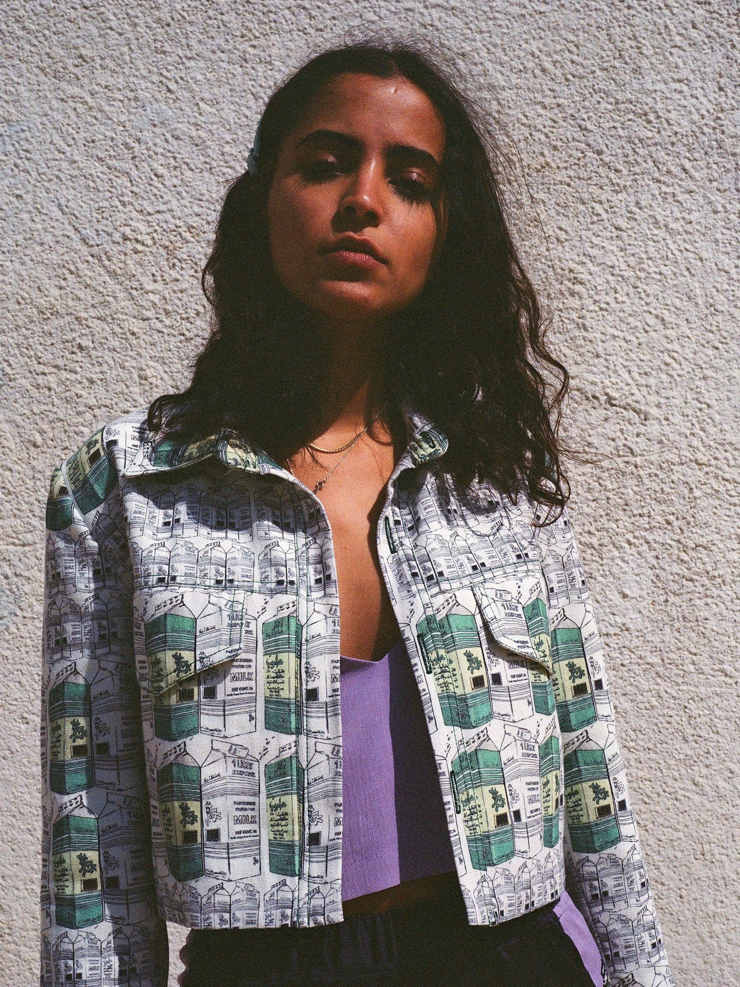 Cropped Summer jacket - Milk