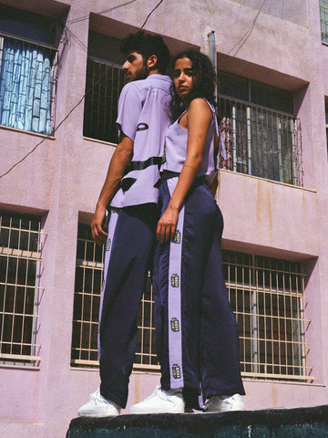 Track Pants with Side Embrodiery - Unisex