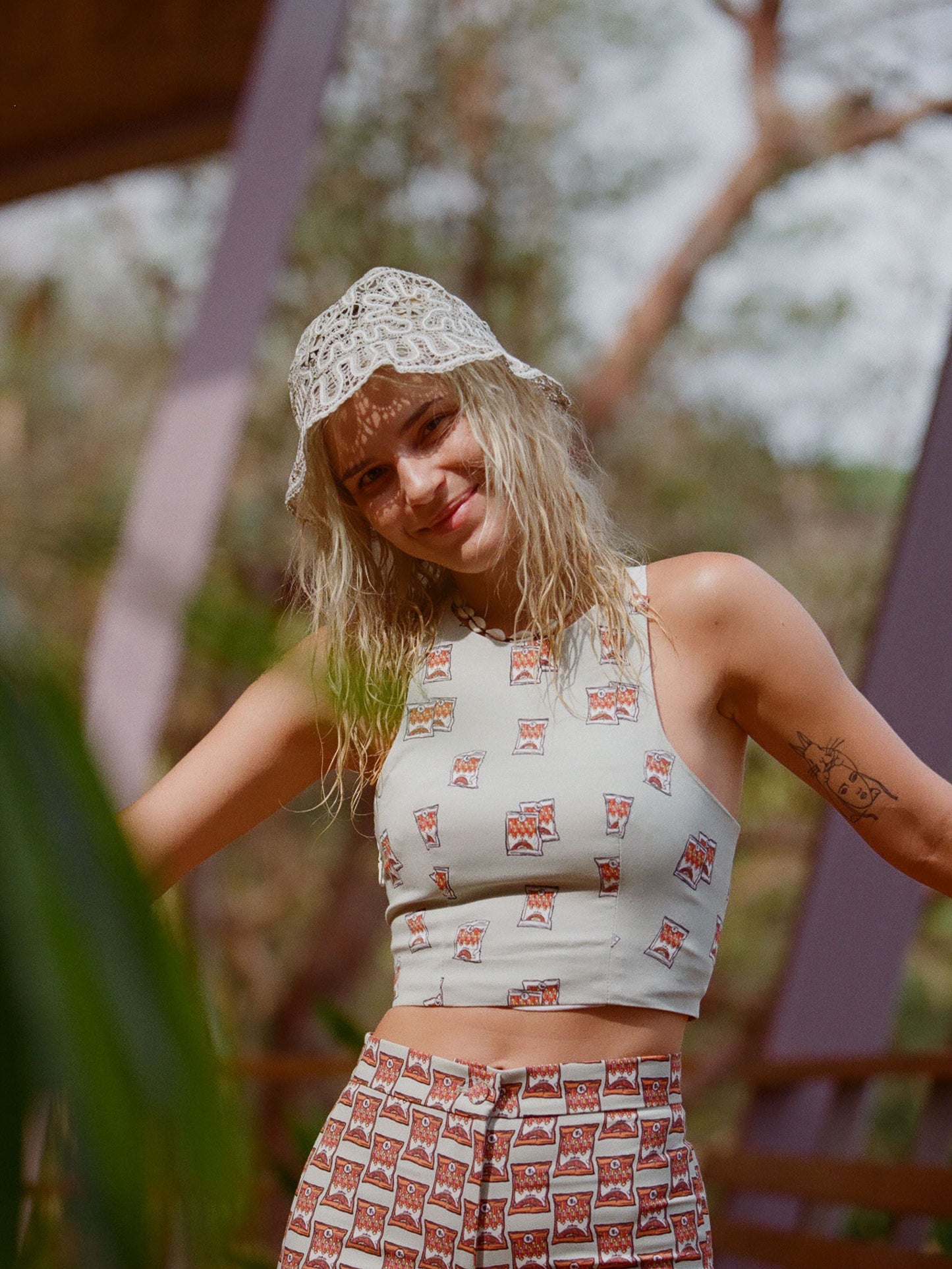 Bushar Halter Top - Green