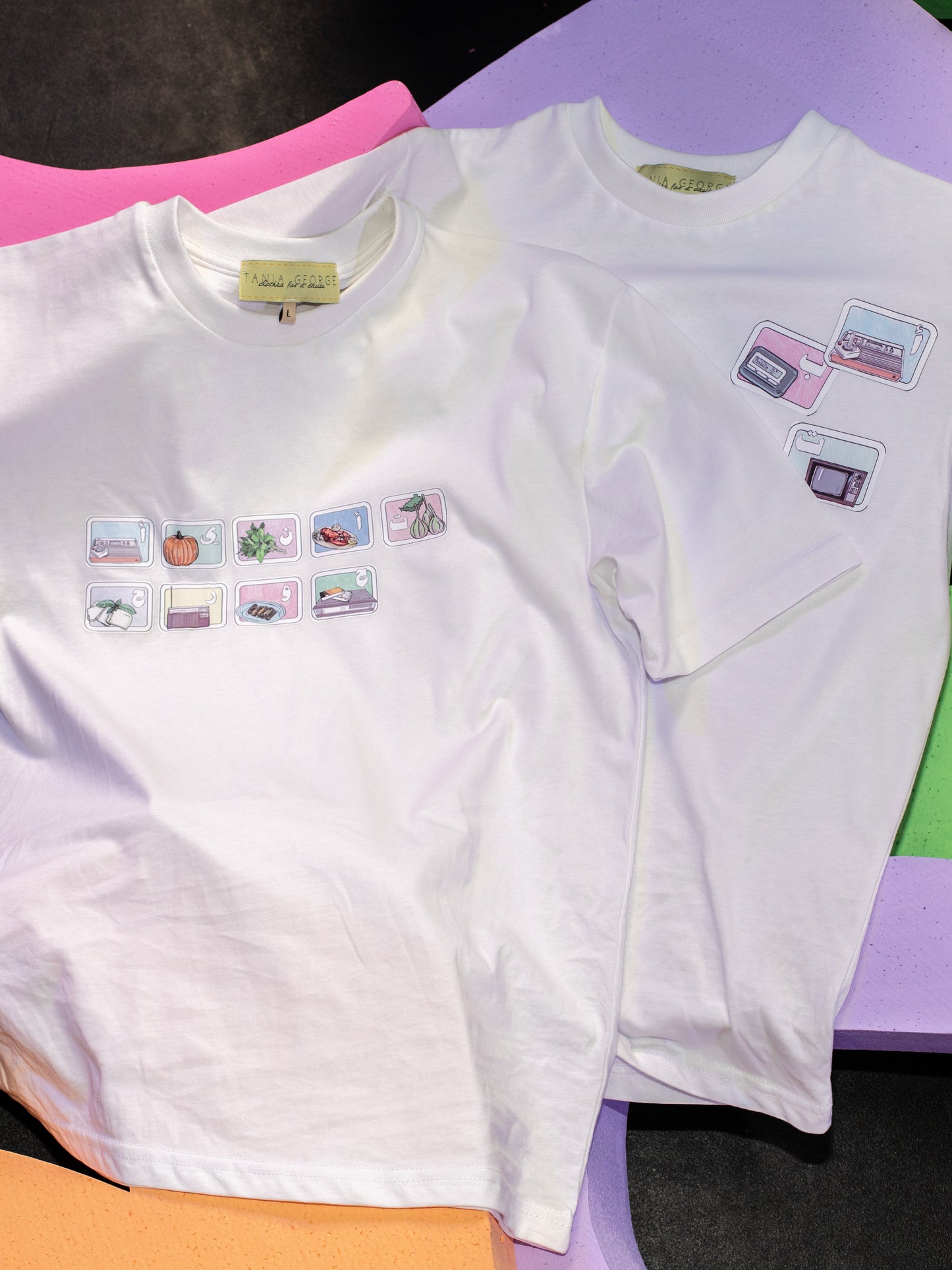 Alphabet Sticker Tee