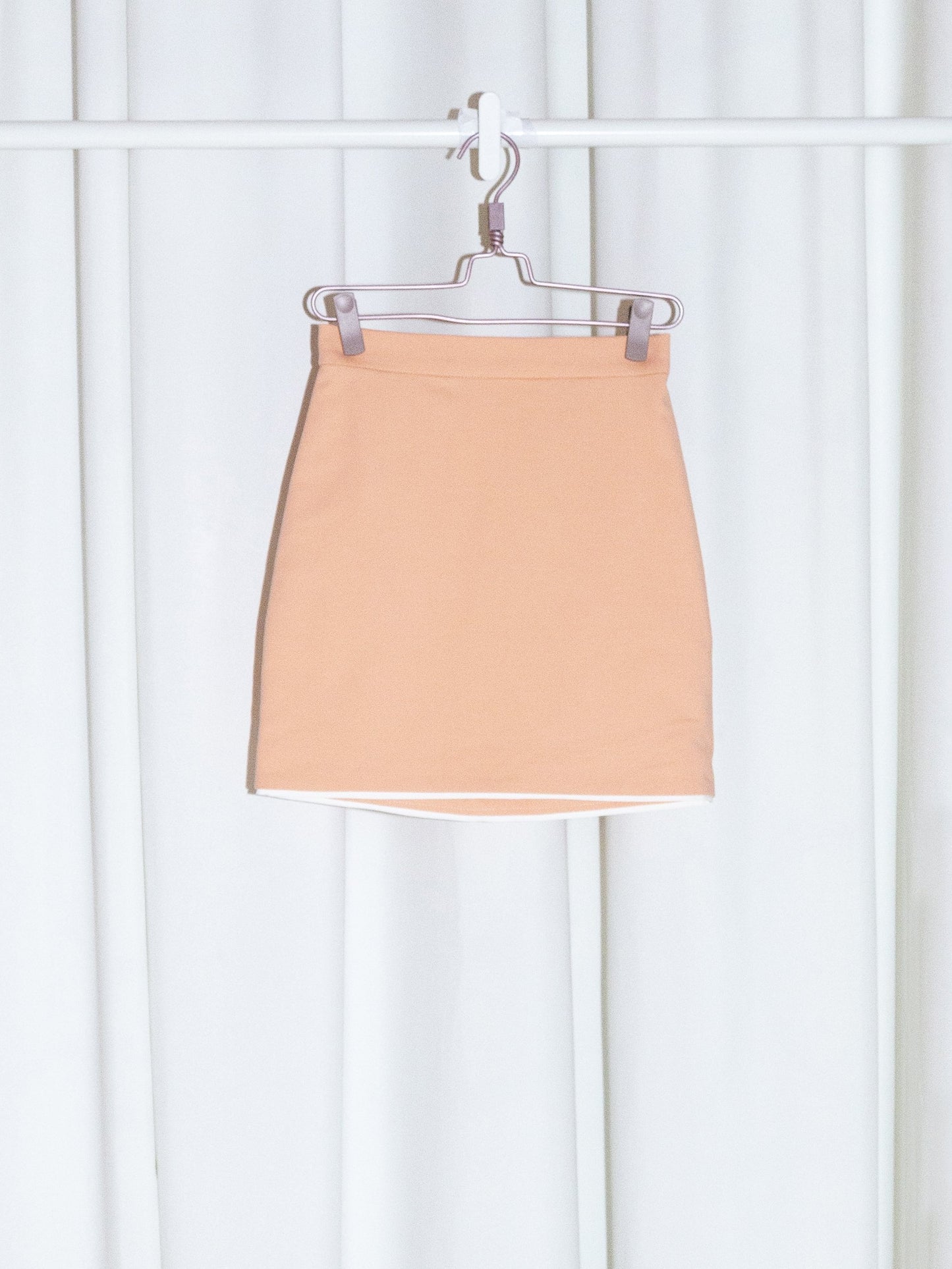 Tailored Suit Skirt - Orange