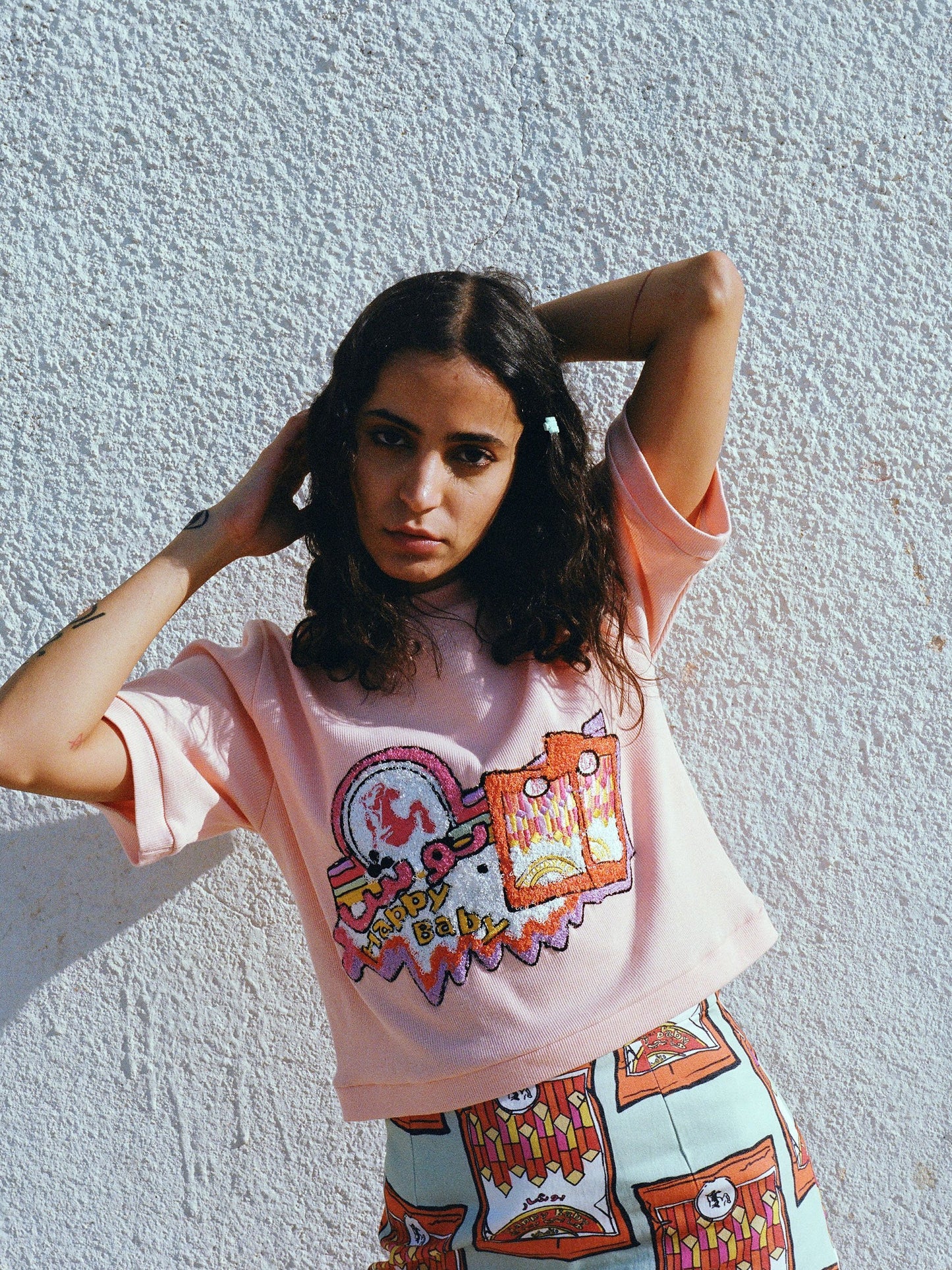 Crew Neck Crop Top