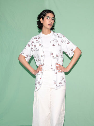 Unisex Short Sleeve Printed Shirt - Tania Ghee