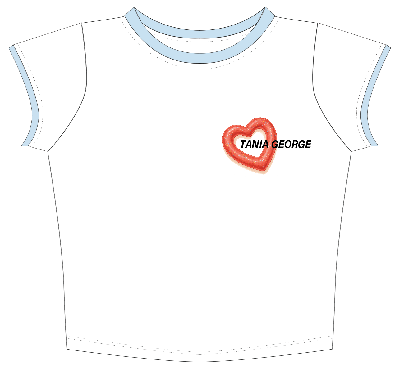 Valentines Day Baby Tee!