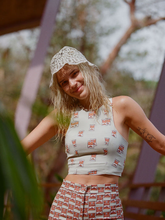 Bushar Halter Top - Green