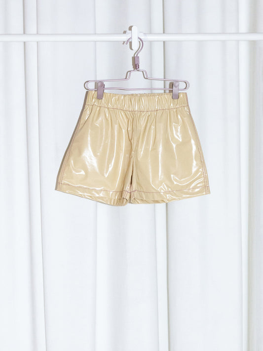 Women's Faux Leather Shorts